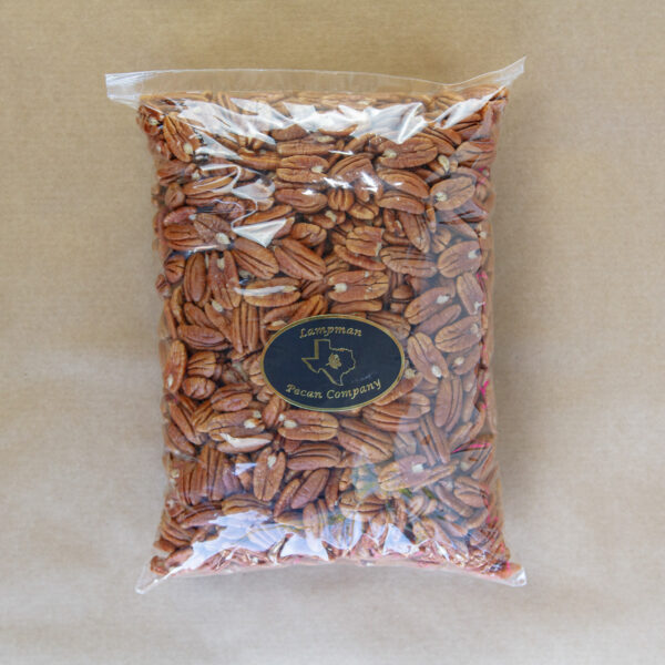 Raw Shelled Pecan Halves, 4# bag - Image 3