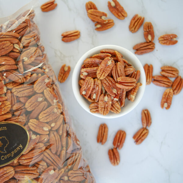 Raw Shelled Pecan Halves, 4# bag - Image 2