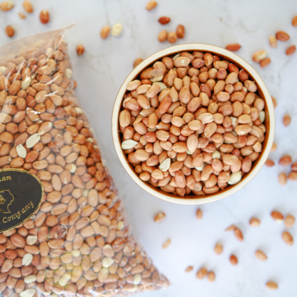Raw Shelled Peanuts, 2# bag - Image 2
